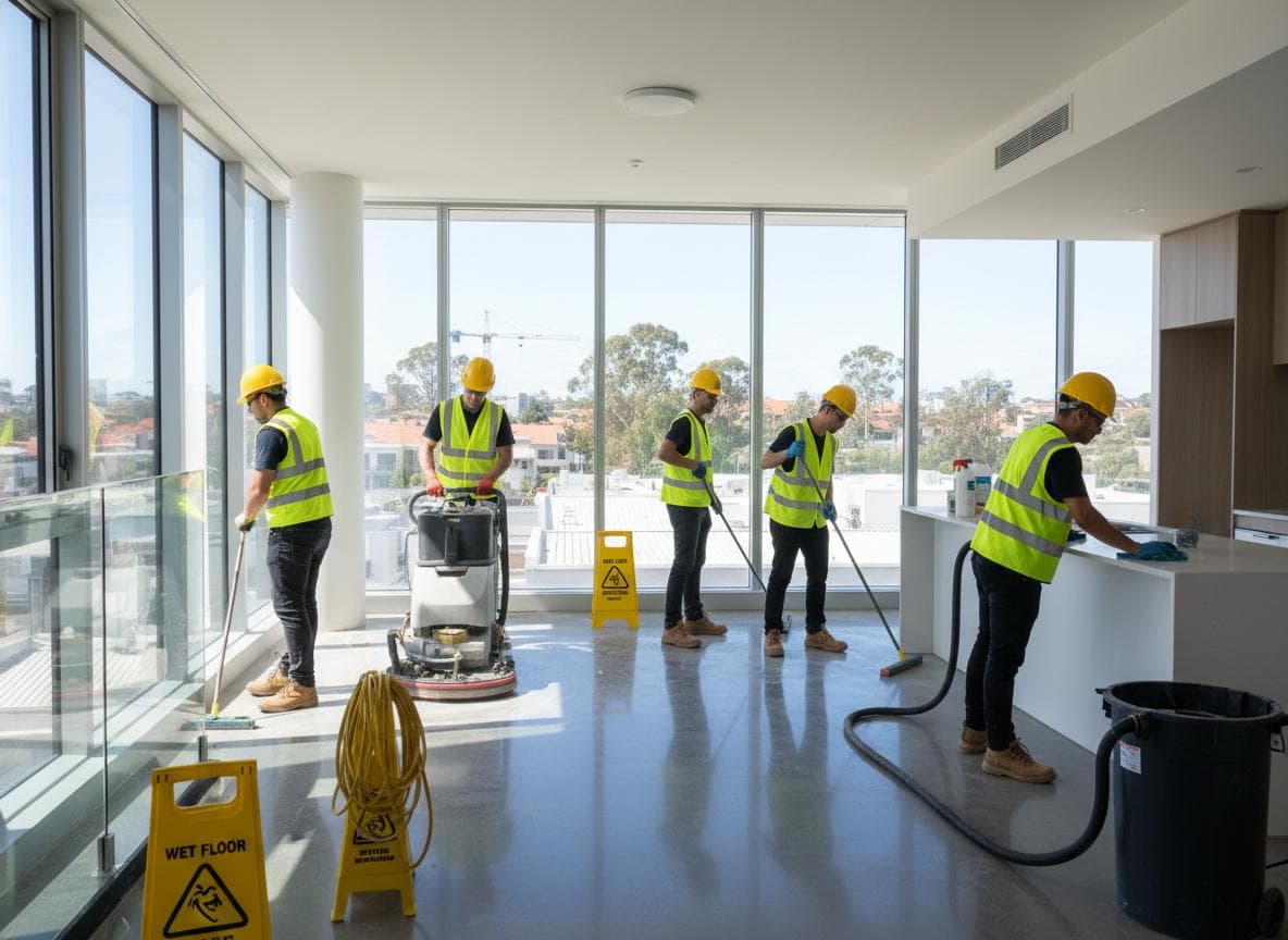 Post-construction cleaning, builder handover Canberra